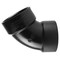 Charlotte Pipe And Foundry Charlotte Pipe 1-1/2 in. Hub X 1-1/2 in. D Hub ABS 60 Degree Elbow ABS003190600 - alternate 1